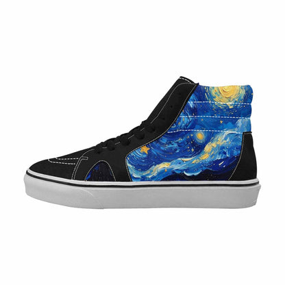 MEN'S Starry Night Galaxy High Top Canvas Vivid Shoes