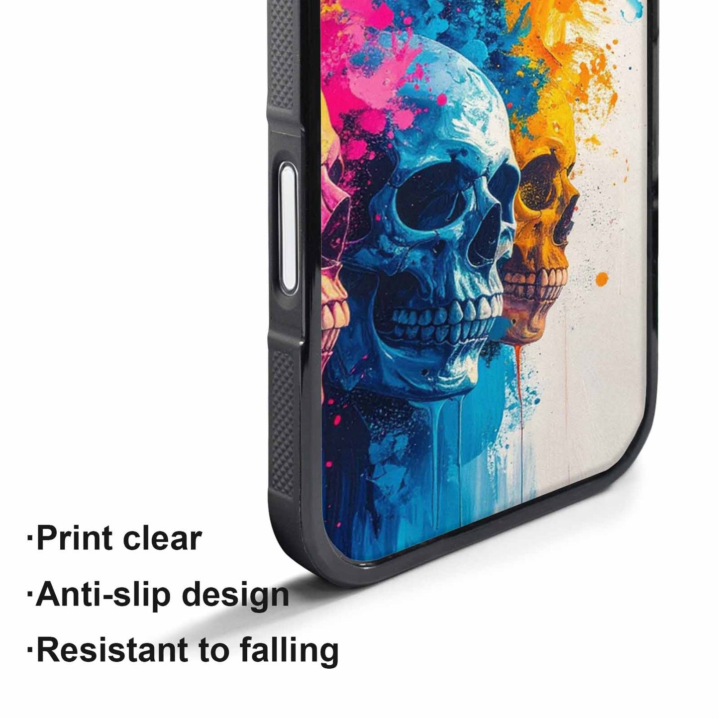 iPhone 17 Pro Case — Skull Dark Art Gothic Print Gothic, Personalized Phone Case