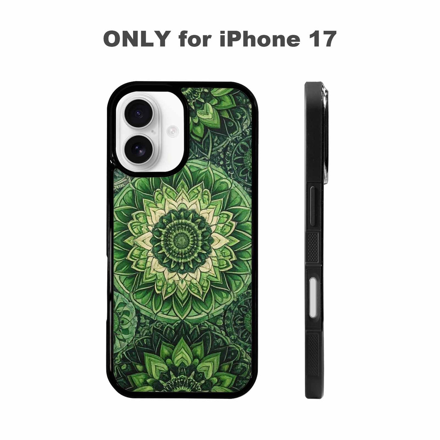 iPhone 17 Case — Small Mandala Pattern, Randomly Floral, Custom Designed Case Cover