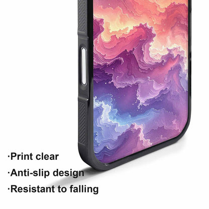iPhone 17 Air Case — Seamless Tileable Pattern Of Overlapping Galaxy, Personalized Phone Case