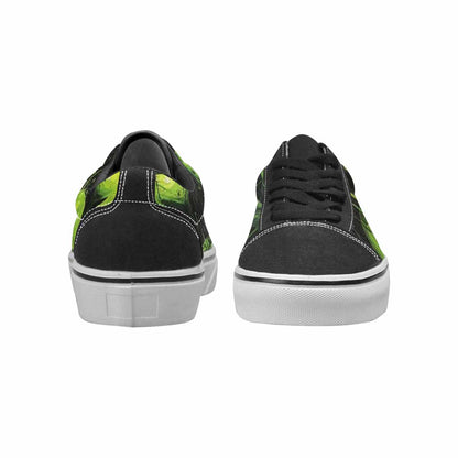 WOMEN'S Melting Moon Smiley Lace-Up Canvas Dark Academia Sneakers