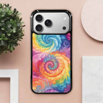iPhone 17 Pro Max Case — Tie Dye Swirls Tie Dye, Personalized Phone Case
