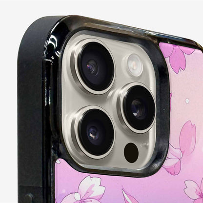 iPhone 15 Pro Max Case — Anime Cherry Blossom Custom, Custom Art Phone Cover
