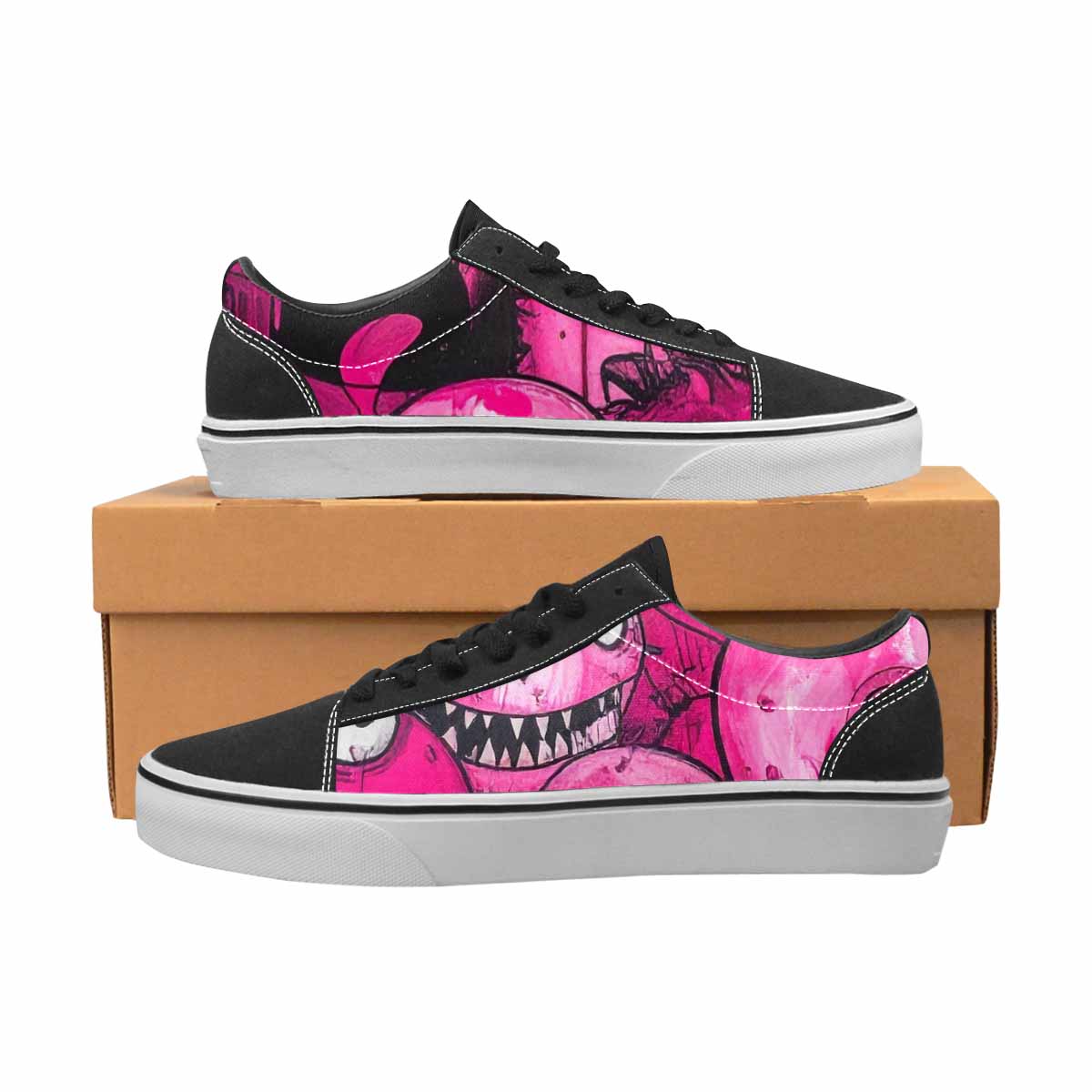 WOMEN'S Monsters (general) Lace-Up Canvas Y2K Shoes