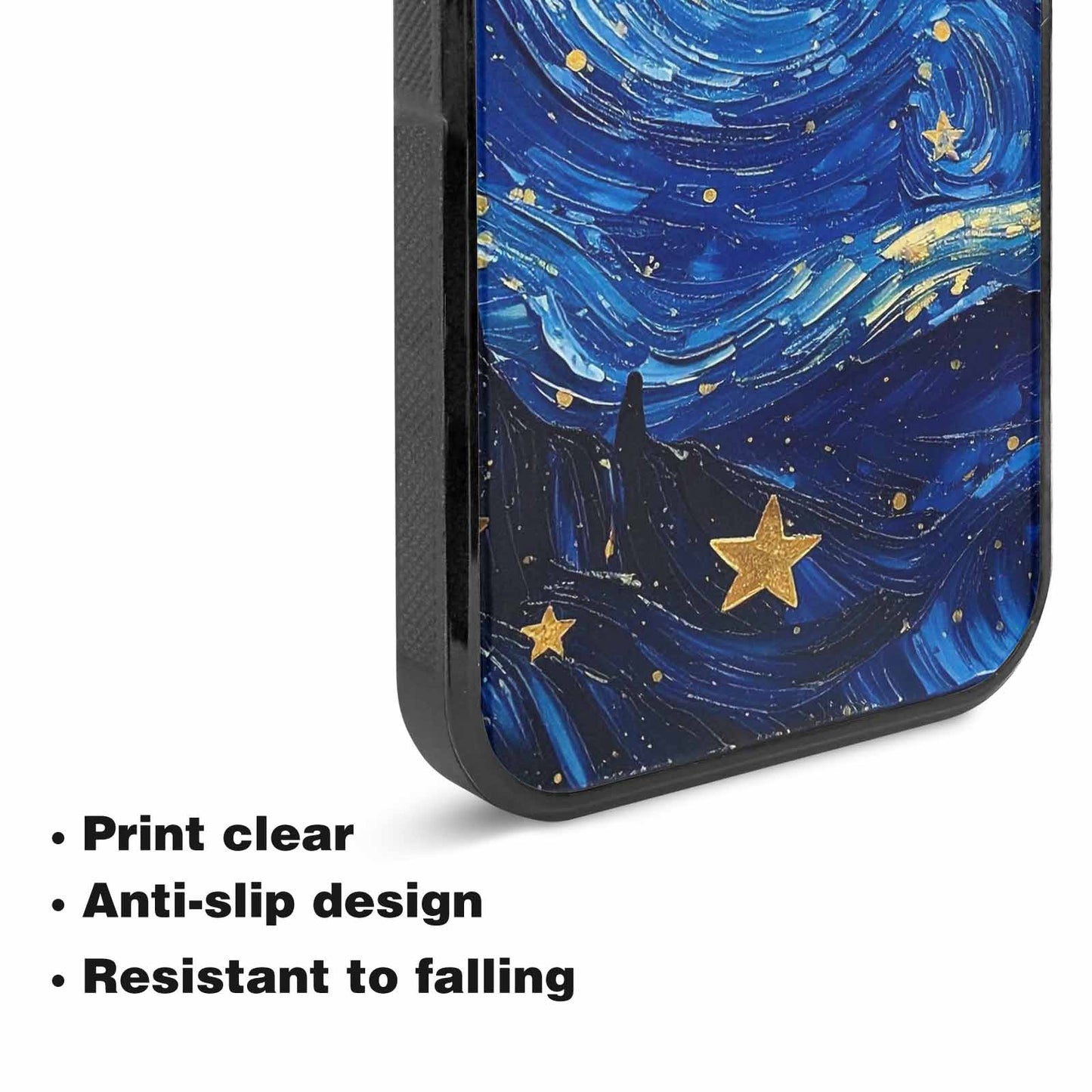 iPhone 15 Plus Case — Starry Night Galaxy Custom Personalized Phone, Custom Print Case Cover