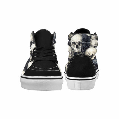 WOMEN'S Skulls - Classic High Top Canvas Neon Fantasy Shoes