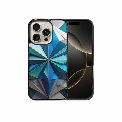 iPhone 16 Pro Case — Geometric Origami Art Pattern, Original Design Phone Case