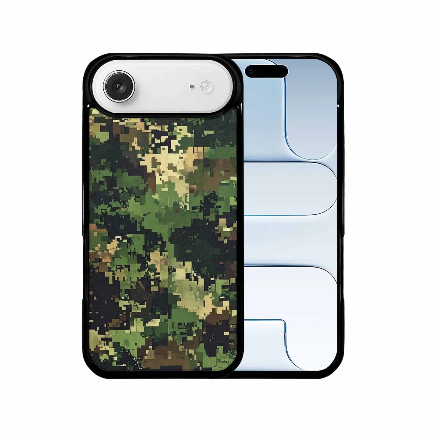 iPhone 17 Air Case — Small Military Camouflage Blotch Pattern Camo, Custom Made Phone Cover
