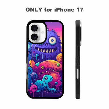 iPhone 17 Case — Overlapping Endlessly No Empty Galaxy Space, Custom Printed Phone Case