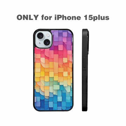 iPhone 15 Plus Case — Color Gradient Fade Pattern Hundreds Of, Unique Phone Case Design
