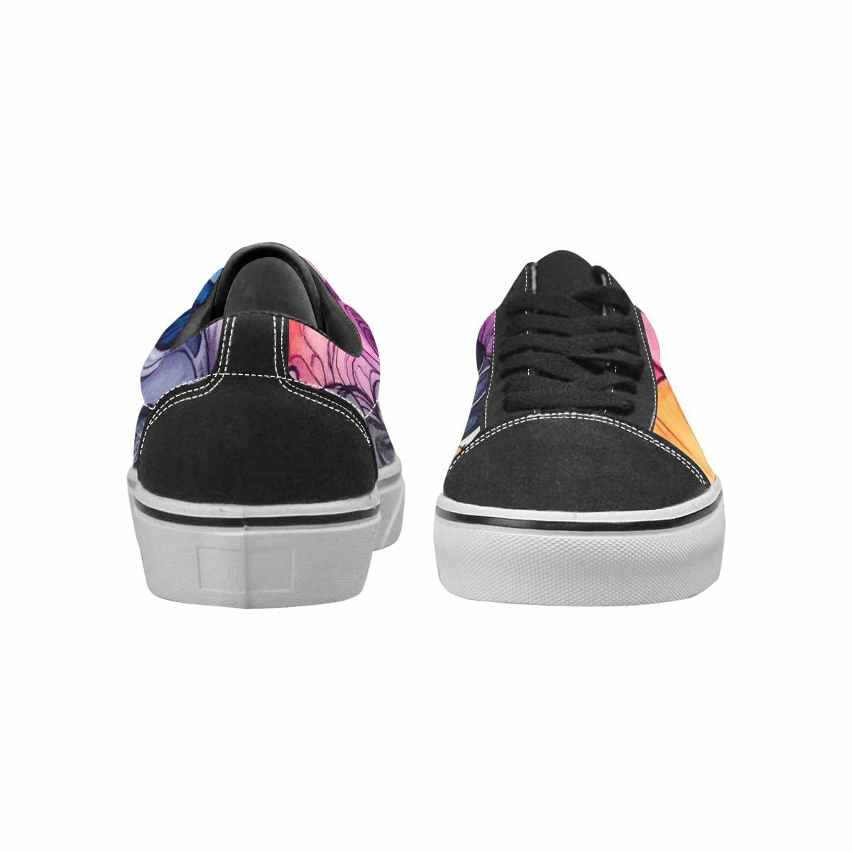 WOMEN'S Tie Lace-Up Canvas Surreal Custom Shoes