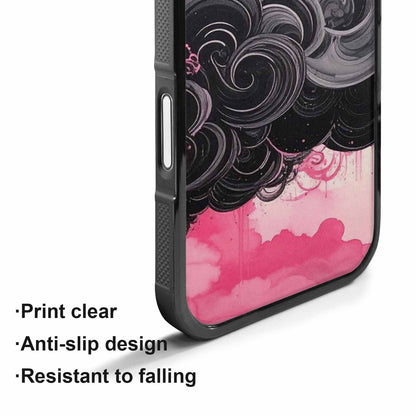 iPhone 17 Case — Van Gogh Swirl Black Original Art, Custom Printed Phone Case
