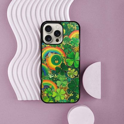 iPhone 16 Pro Max Case — St Patrick\'s Clover St Patrick\'s Clover, Custom Printed Phone Case