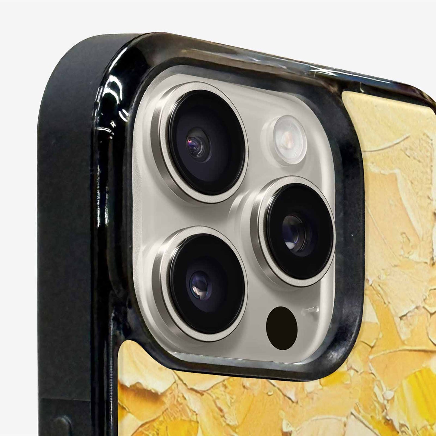 iPhone 16 Pro Max Case — Impressionist Sunflower Brushstroke Pattern Hundreds Of, Custom Made Phone Cover