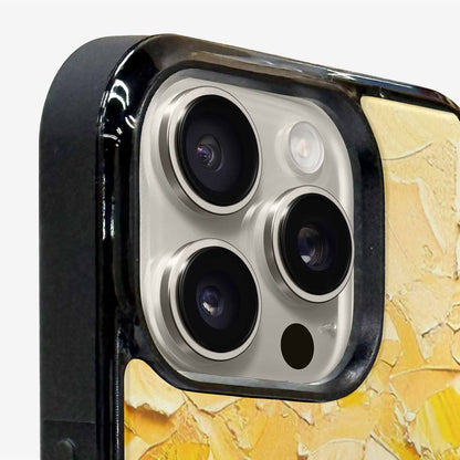 iPhone 16 Pro Max Case — Impressionist Sunflower Brushstroke Pattern Hundreds Of, Custom Made Phone Cover