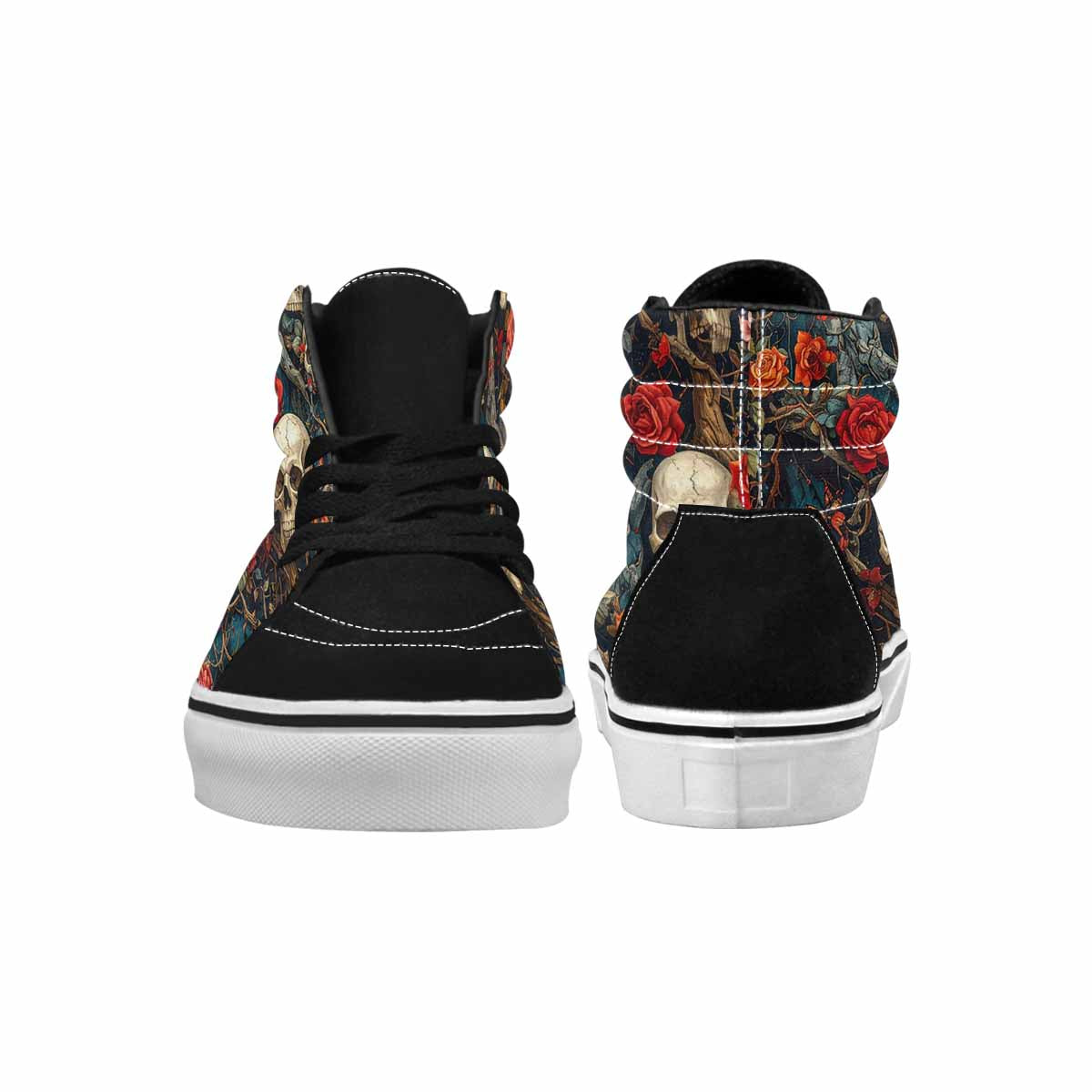 MEN'S More Overlapping Ontop Each High Top Canvas Kaleidoscope Custom Sneakers