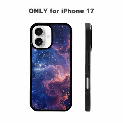 iPhone 17 Case — Nebula Texture With Dense Galaxy Space, Custom Printed Phone Case