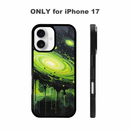 iPhone 17 Case — Seamless Repeating Pattern Of Galaxy Space, Original Design Phone Case
