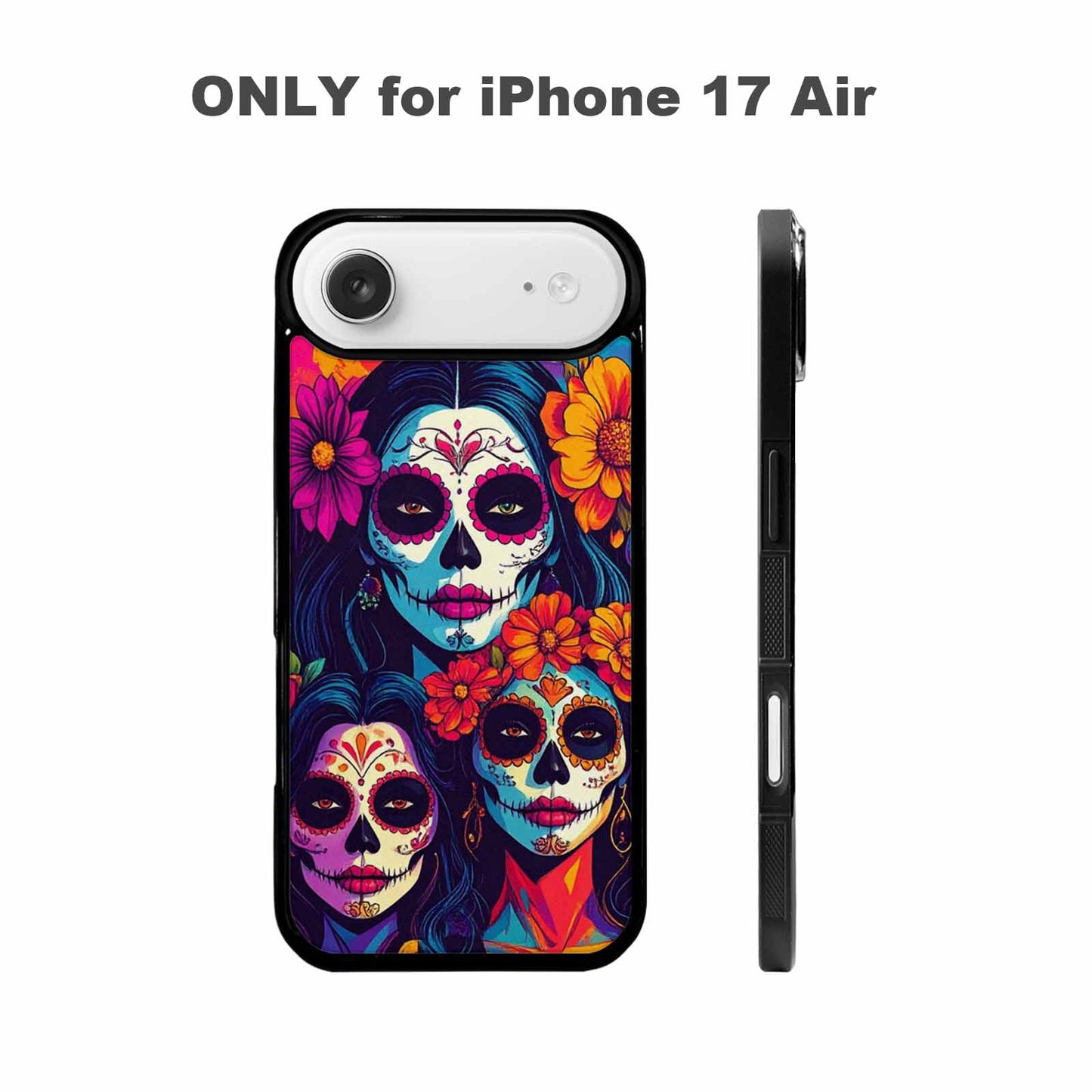 iPhone 17 Air Case — Skull Dark Art Gothic Print Gothic, Custom Print Case Cover