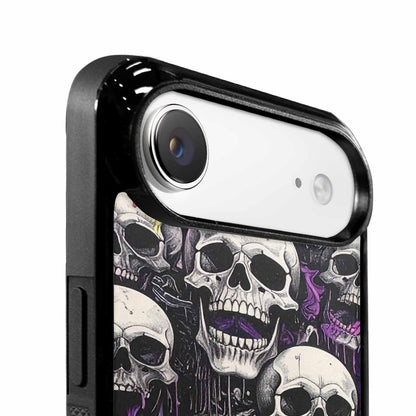 iPhone 17 Air Case — Black Purple Ink Rainbow From Gothic, Unique Phone Case Design