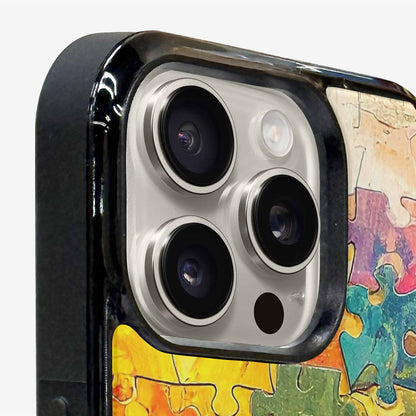 iPhone 16 Pro Case — Autism Puzzle Pieces Puzzle Piece Pattern, Unique Phone Case Design