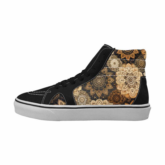 MEN'S Mandala High Top Canvas Dark Academia Sneakers