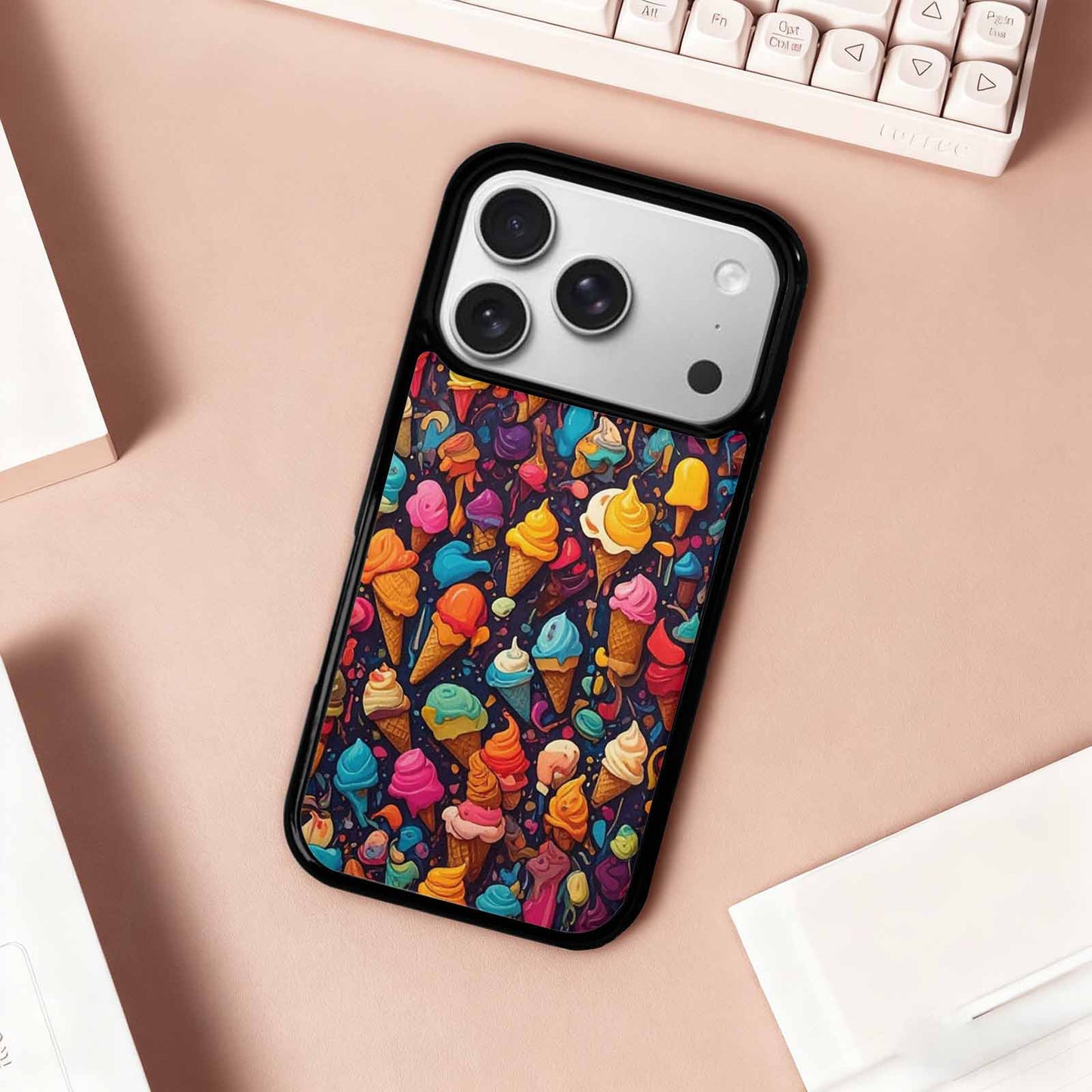 iPhone 17 Pro Case — Ice Cream Motif Ice Cream Original, Custom Phone Case