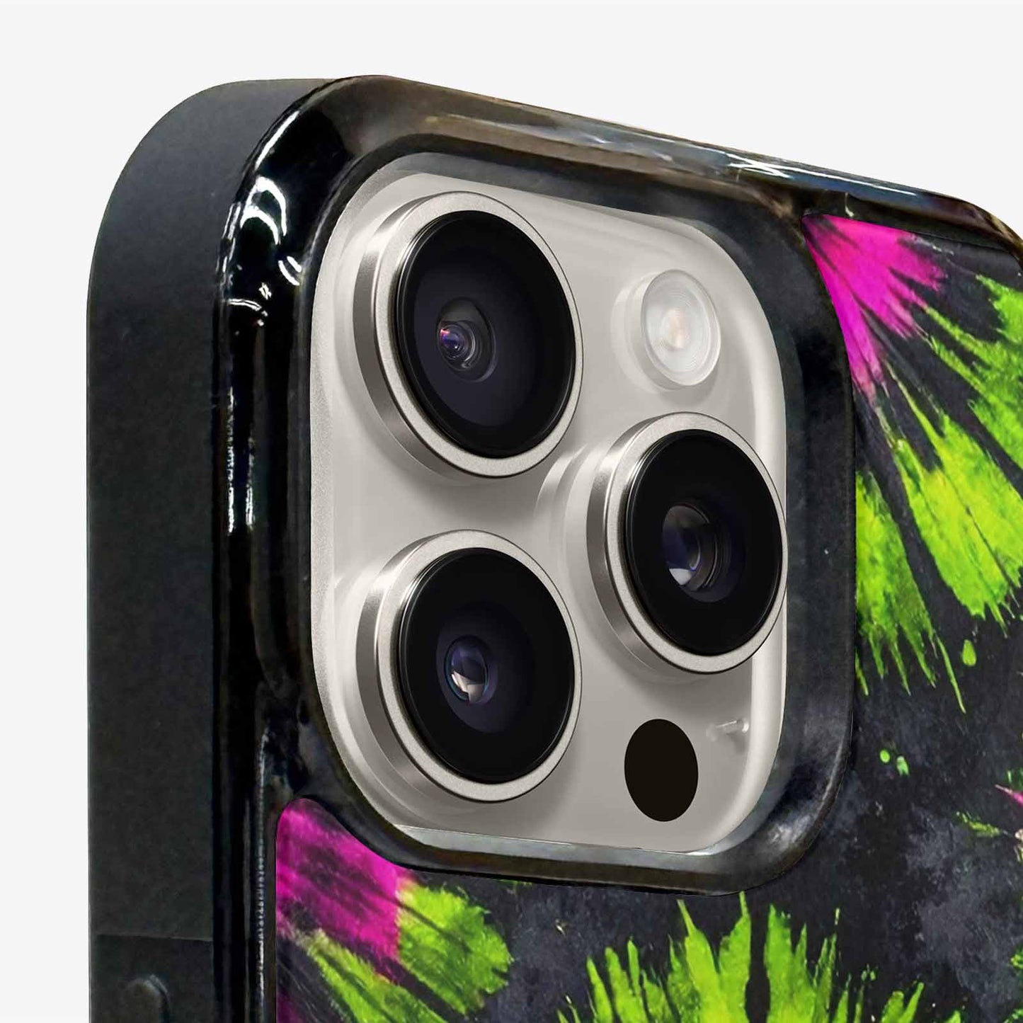iPhone 16 Pro Max Case — Acid Wash Tie Dye Neon Custom, Custom Made Phone Cover