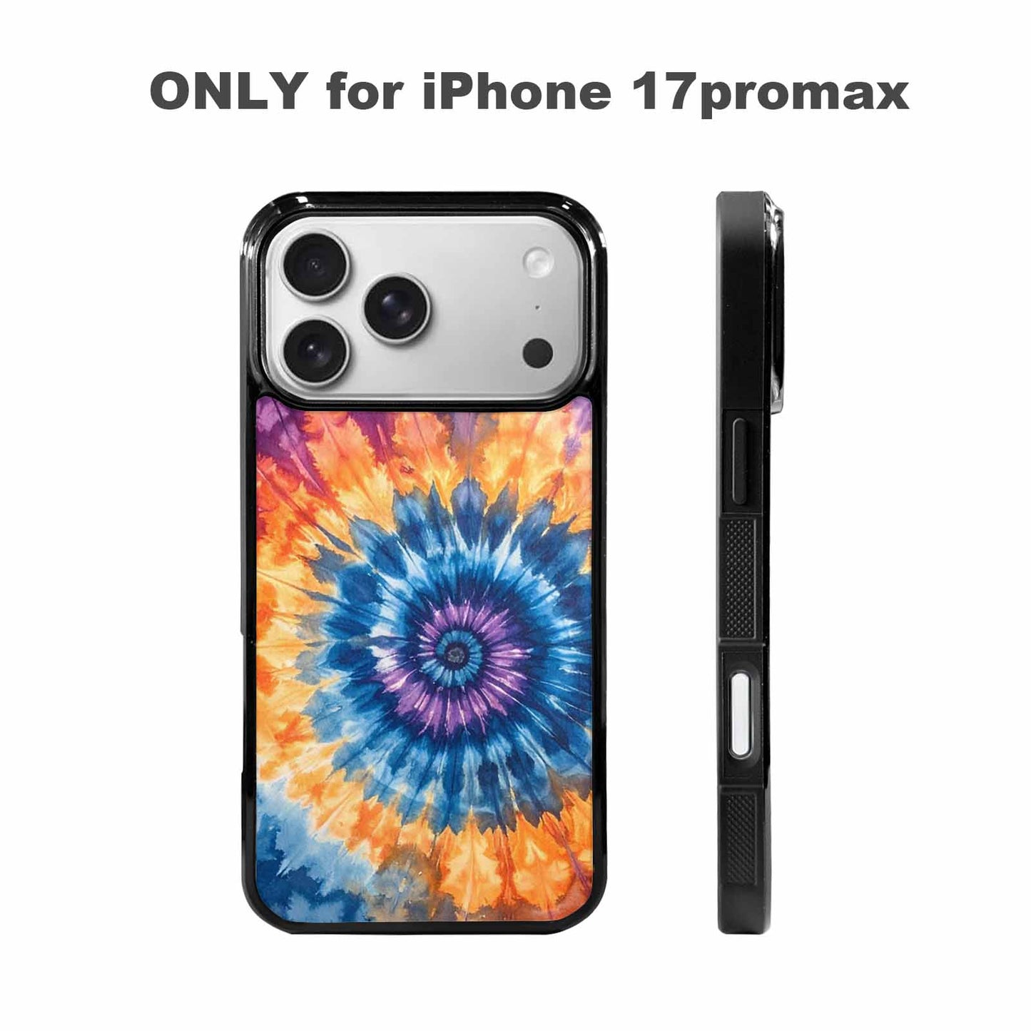 iPhone 17 Pro Max Case — Seamless Tileable Pattern Of Tie Dye, Custom Designed Case Cover