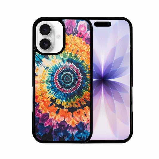 iPhone 17 Case — Black &amp; Blue Ink Tie Dye, Original Design Phone Case