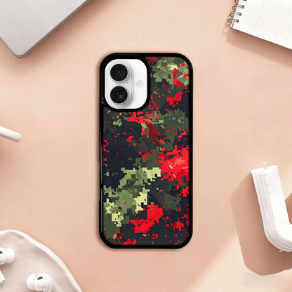 iPhone 17 Case — Small Military Camouflage Blotch Camo, Custom Phone Case