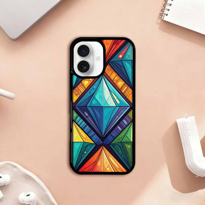 iPhone 17 Case — Vintage Summer Diamond Retro Vintage, Personalized Phone Case
