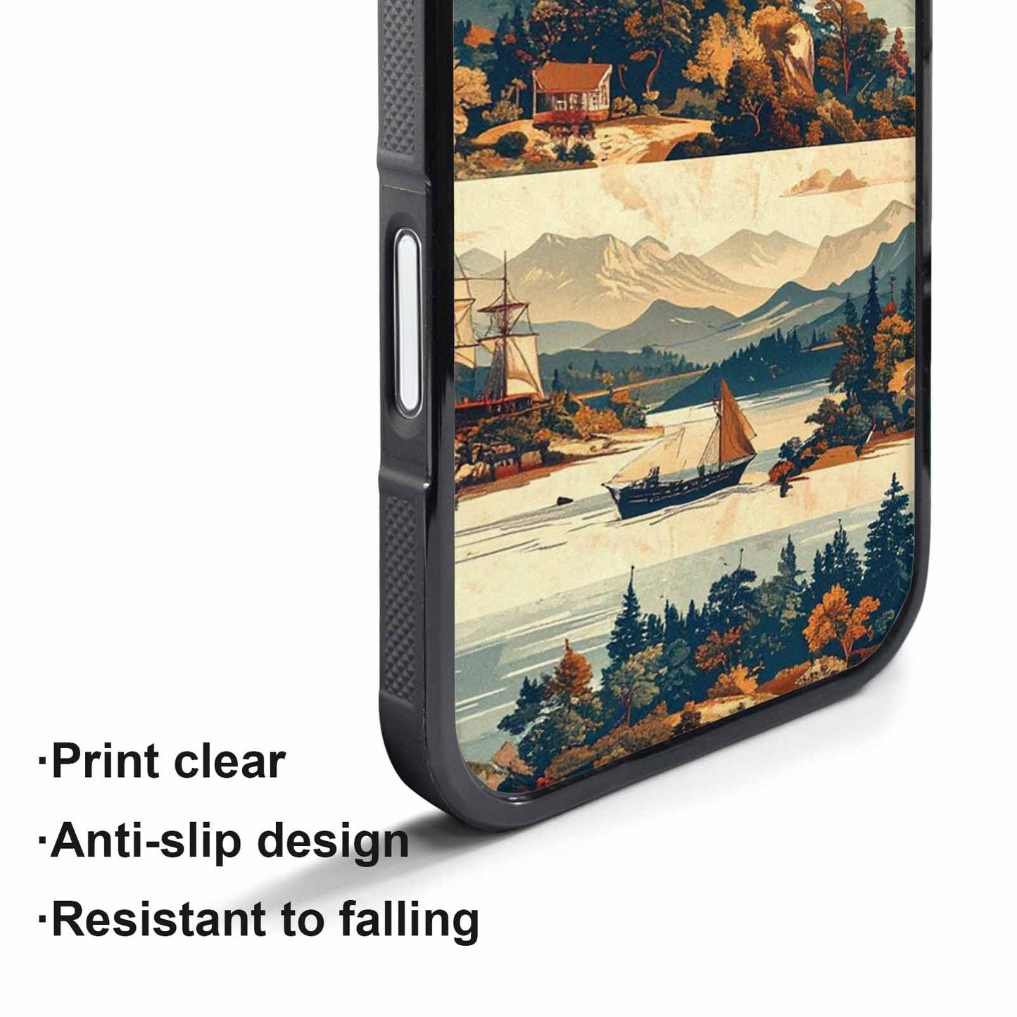 iPhone 17 Pro Case — Vintage Travel Artwork Pattern Retro Vintage, Custom Designed Case Cover