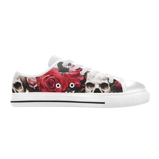 MEN'S Skulls Roses Deluxe 13 Canvas Vivid Sneakers