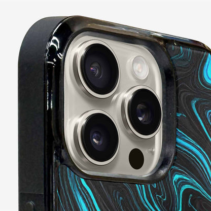 iPhone 15 Pro Max Case — Freaky Marble Glow, Custom Phone Case