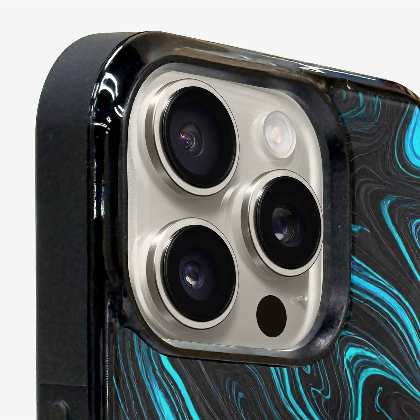 iPhone 15 Pro Max Case — Freaky Marble Glow, Custom Made Phone Cover