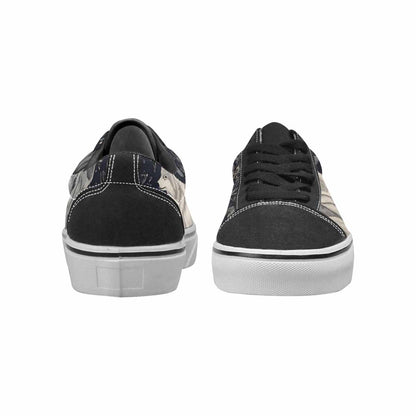 WOMEN'S Wolves Everywhere Collage Canvas Lace-Up Aesthetic Custom Sneakers
