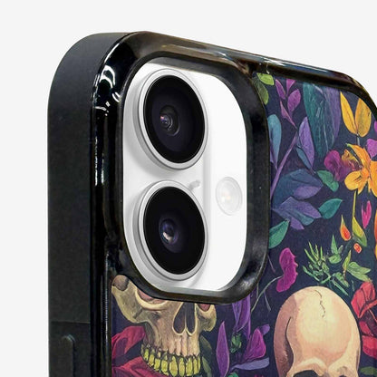iPhone 16 Case — Skulls Botanicalskulls Pattern, Original Design Phone Case