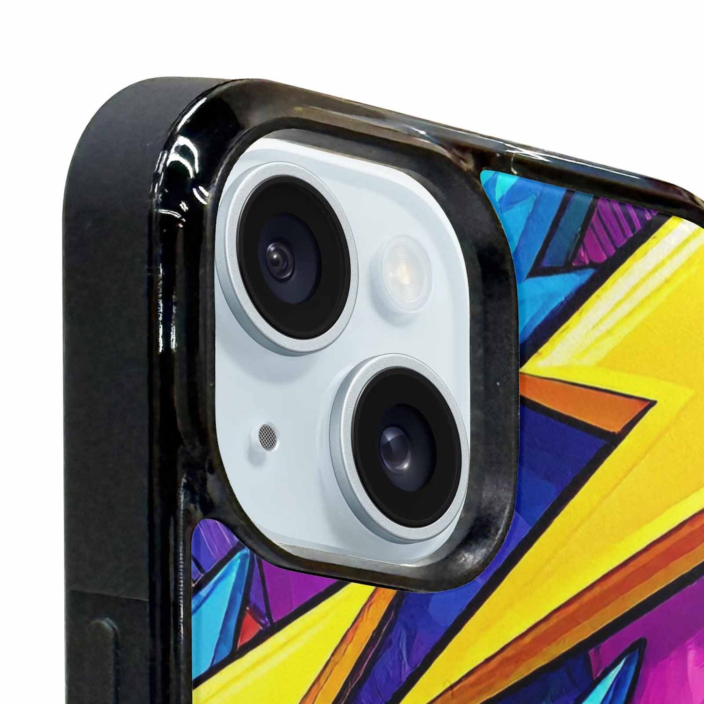 iPhone 15 Plus Case — Lightning Bolt Storm Pattern Hundreds Of, Custom Designed Case Cover