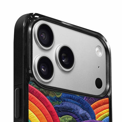 iPhone 17 Pro Case — Vivid Camo Rainbow Arc Camo, Custom Phone Case