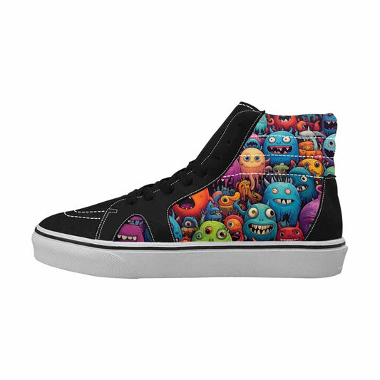 WOMEN'S Monsters High Top Canvas Unique Print Y2K Custom Sneakers