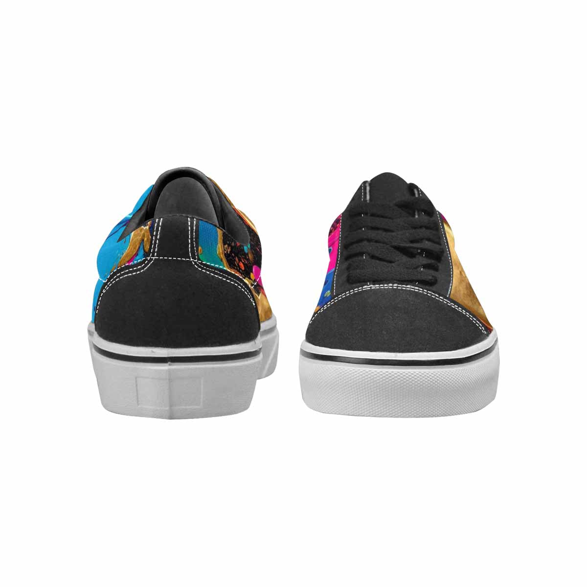 MEN'S Paint Splatter Canvas Lace-Up Vibrant Chaos Shoes