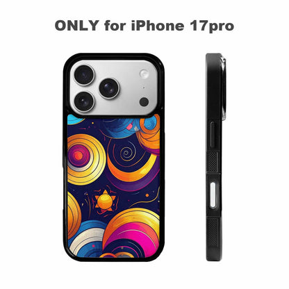 iPhone 17 Pro Case — Disco Cartoon Art Pattern Cartoon Cute, Personalized Phone Case