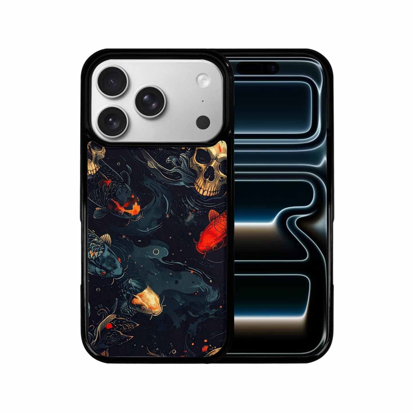 iPhone 17 Pro Case — Skull Dark Art Gothic Print Gothic, Custom Art Phone Cover