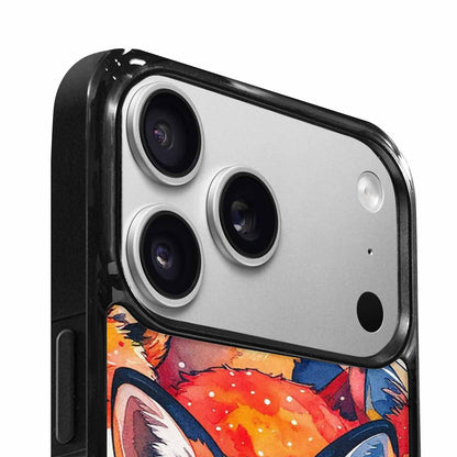 iPhone 17 Pro Max Case — Watercolor Kawaii Fox Watercolor Abstract, Personalized Phone Case