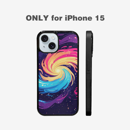 iPhone 15 Case — Love Wins Galaxy Seamless Pattern Vibrant, Custom Designed Case Cover