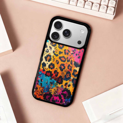 iPhone 17 Pro Case — Full Color Vibrant Animal Print Animal, Custom Print Case Cover