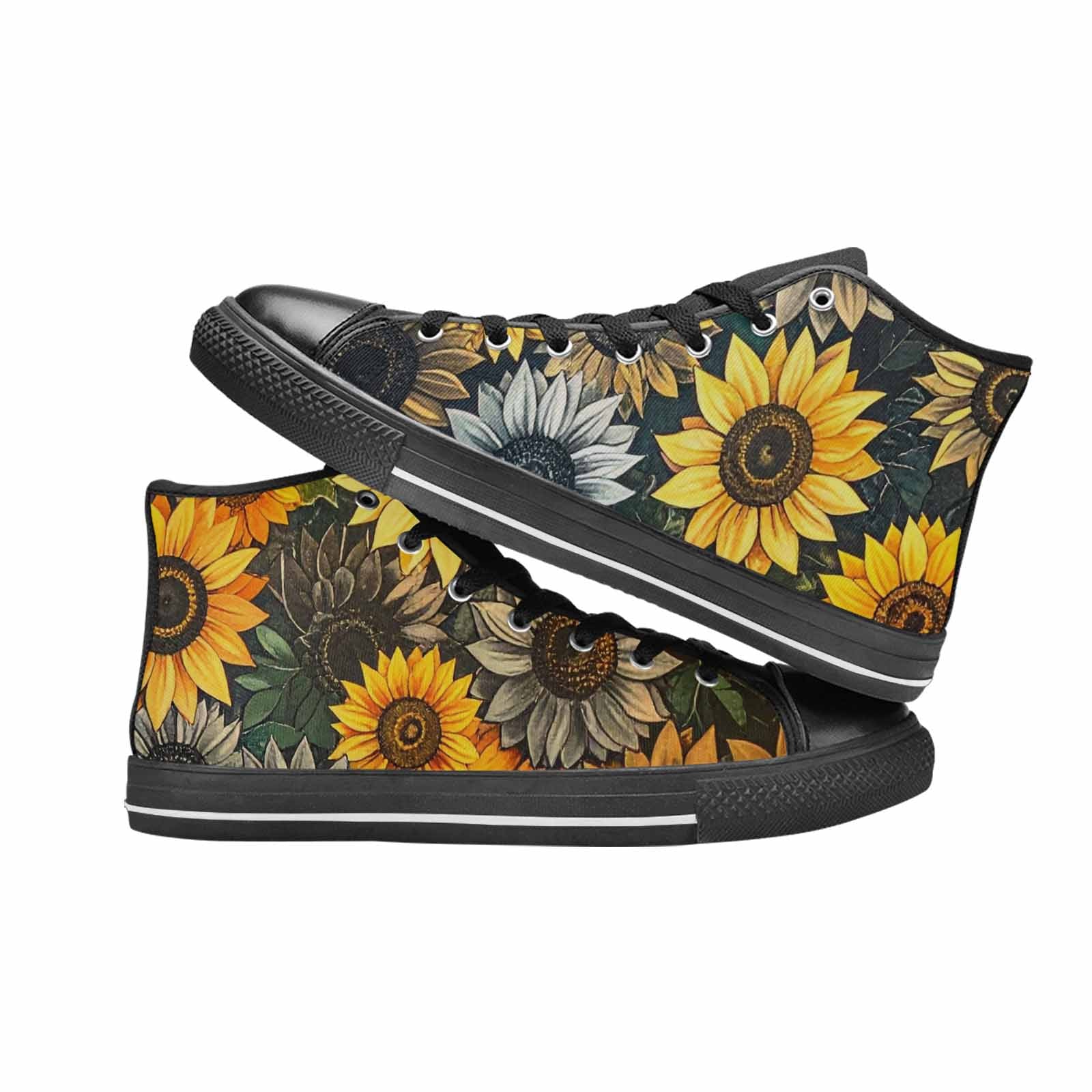 WOMEN'S Blend Melt Them High Top Canvas Cottagecore Custom Shoes