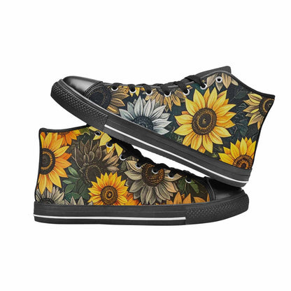 WOMEN'S Blend Melt Them High Top Canvas Cottagecore Custom Shoes
