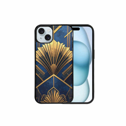 iPhone 15 Plus Case — Art Deco Illustration Pattern, Custom Designed Case Cover